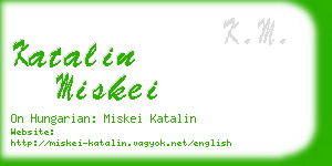 katalin miskei business card